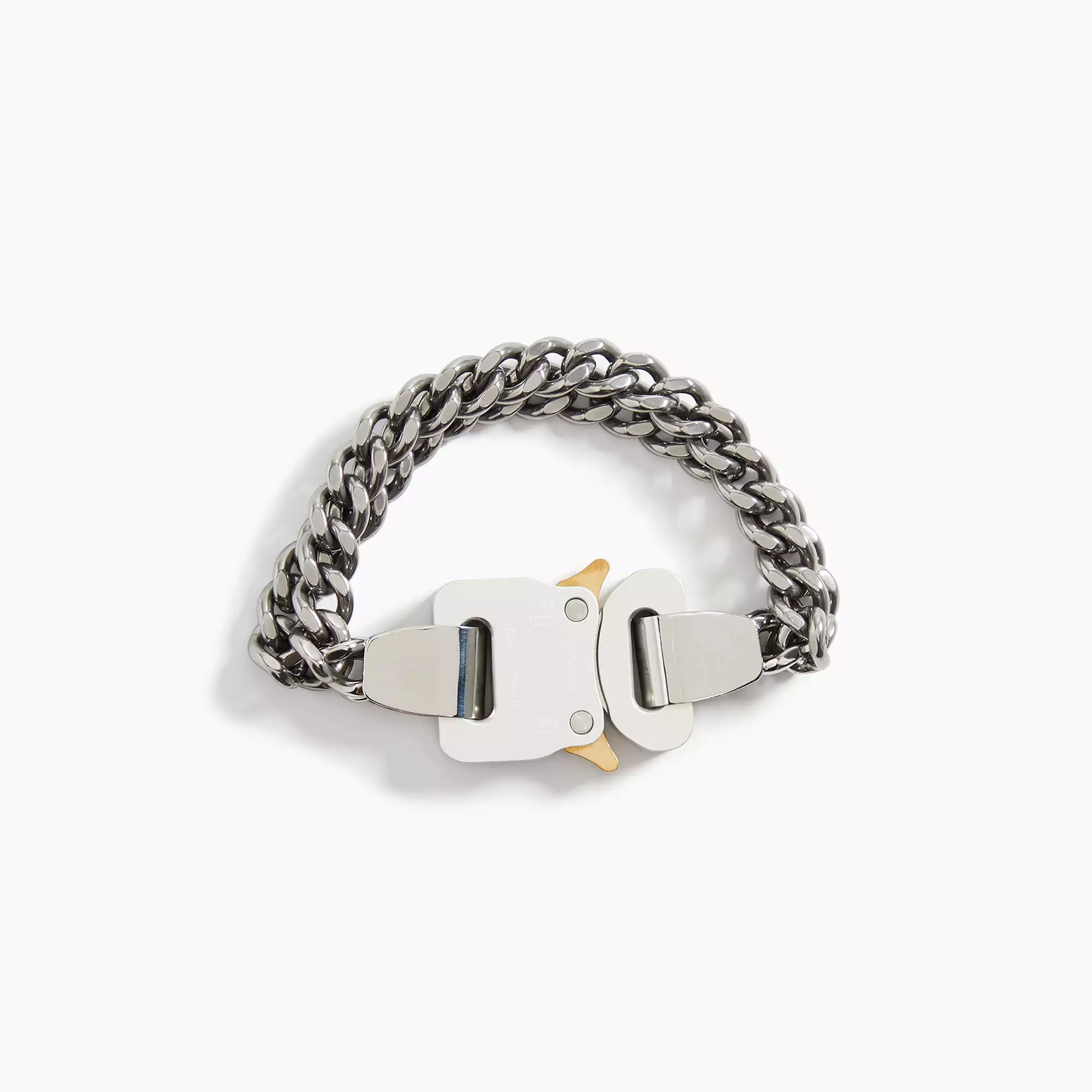 1017 Alyx 9SM 2X Chain Buckle Bracelet - Silver