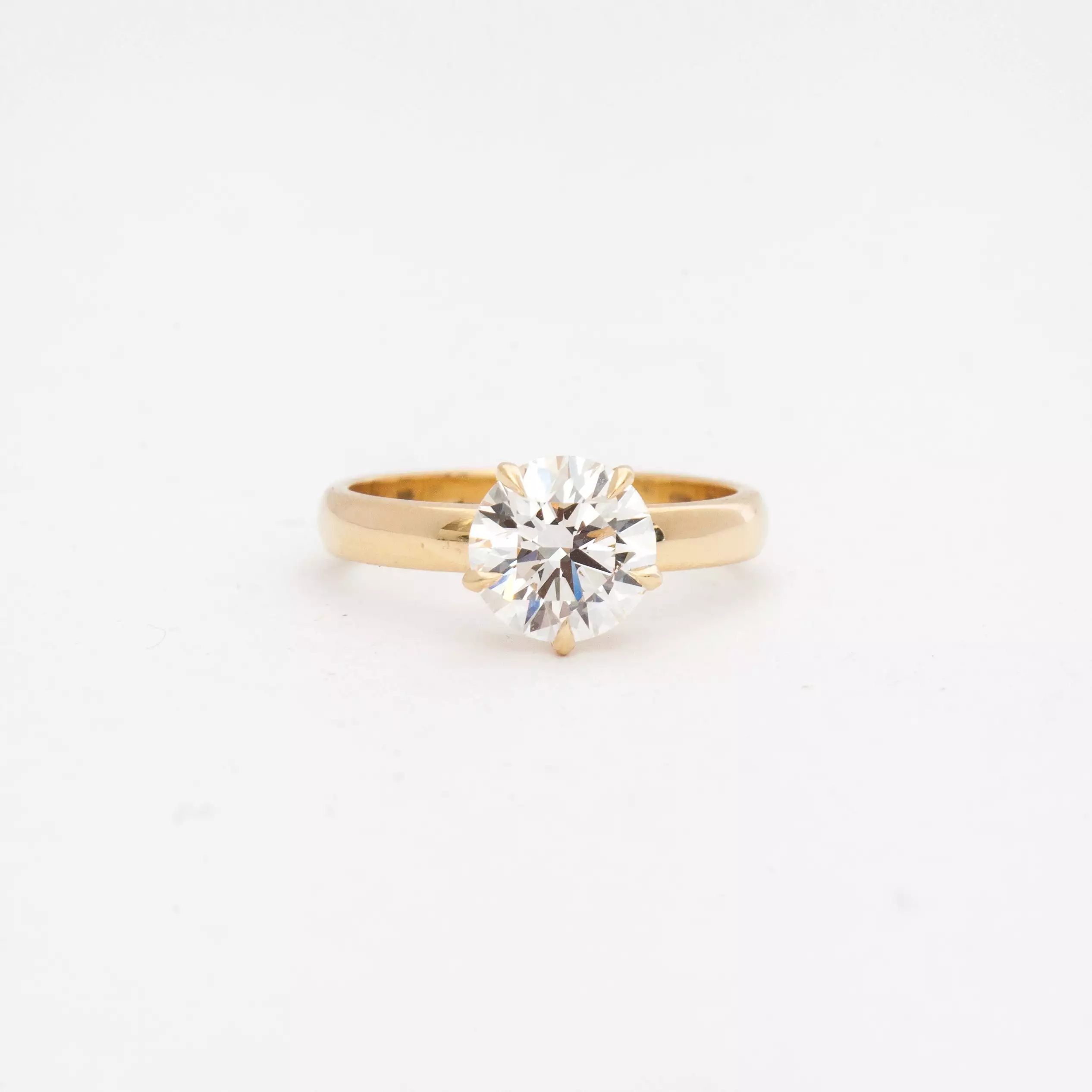 1.76 ct. Round Vault Five-Prong Solitaire