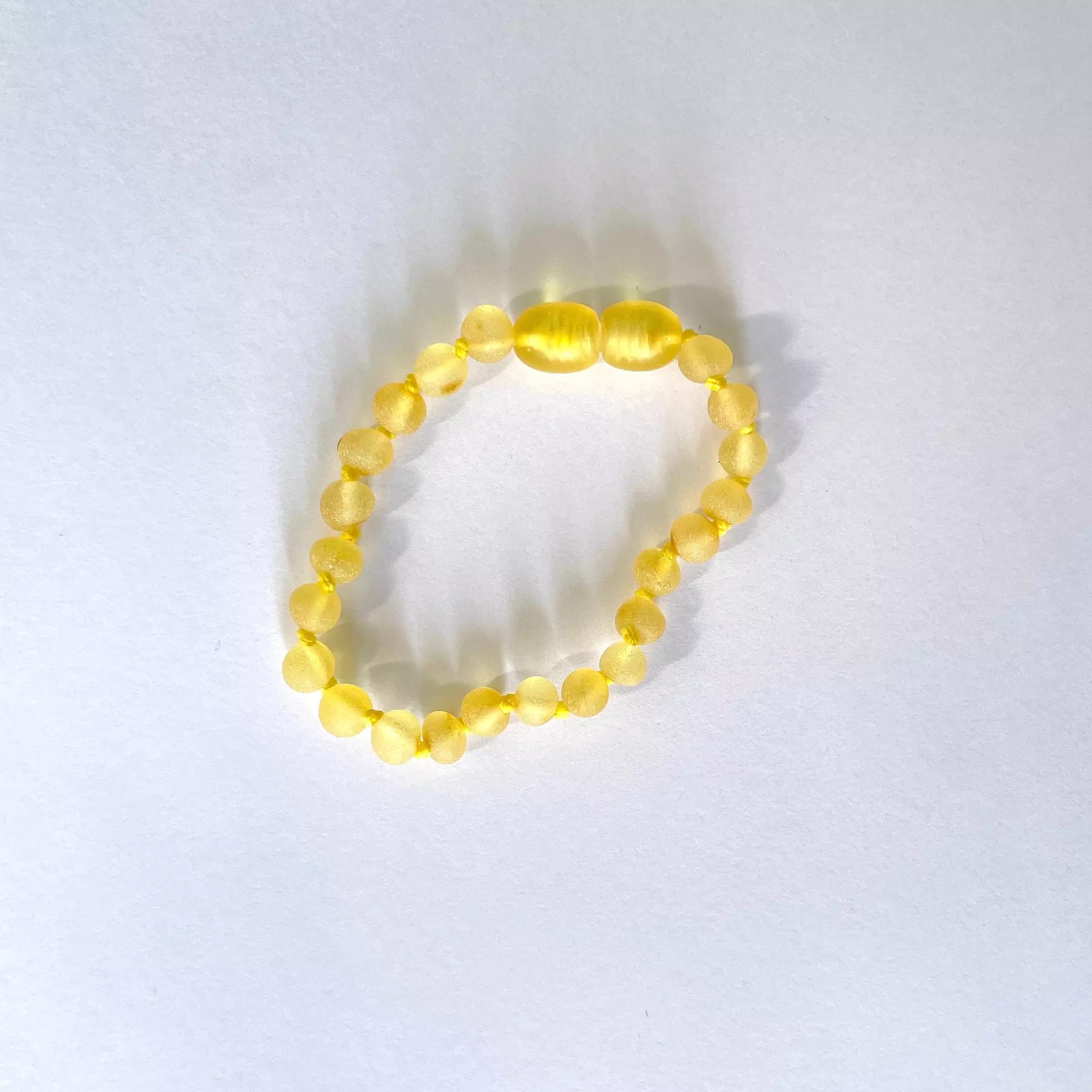 Amber Baby Bracelet - Raw Lemon