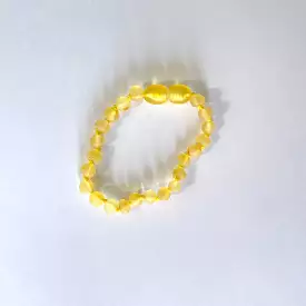 Amber Baby Bracelet - Raw Lemon