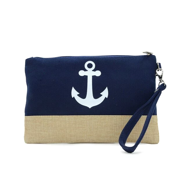 Anchor Pattern Beach Bag Flamingo Women Fashion Handbag