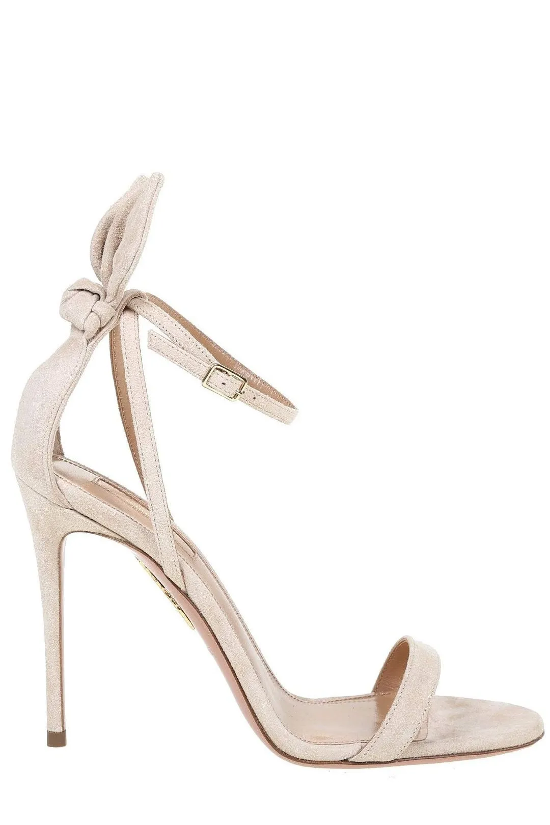 Aquazzura Bow Tie Detailed Ankle Strap Sandals