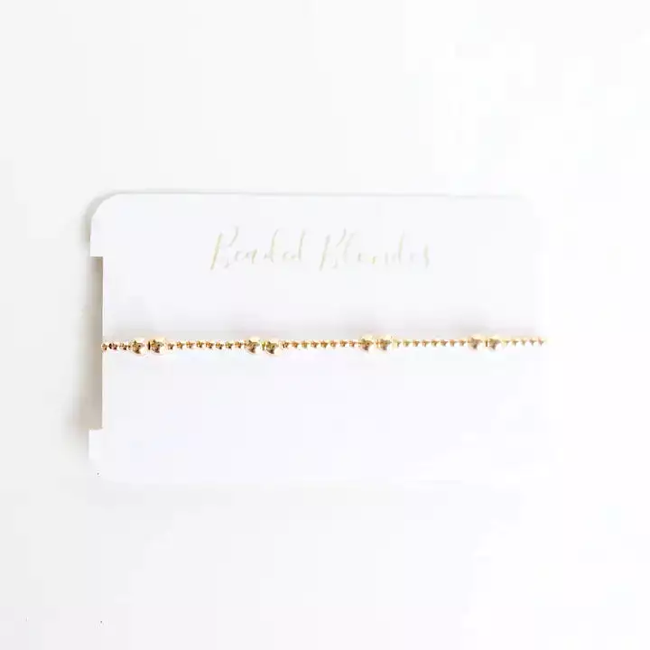 Beaded Blondes Leah Bracelet in Gold