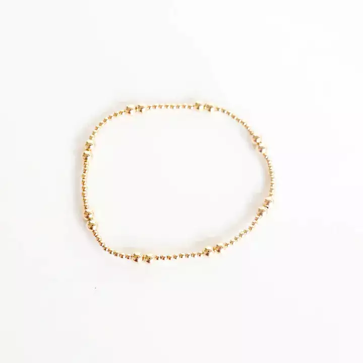 Beaded Blondes Leah Bracelet in Gold