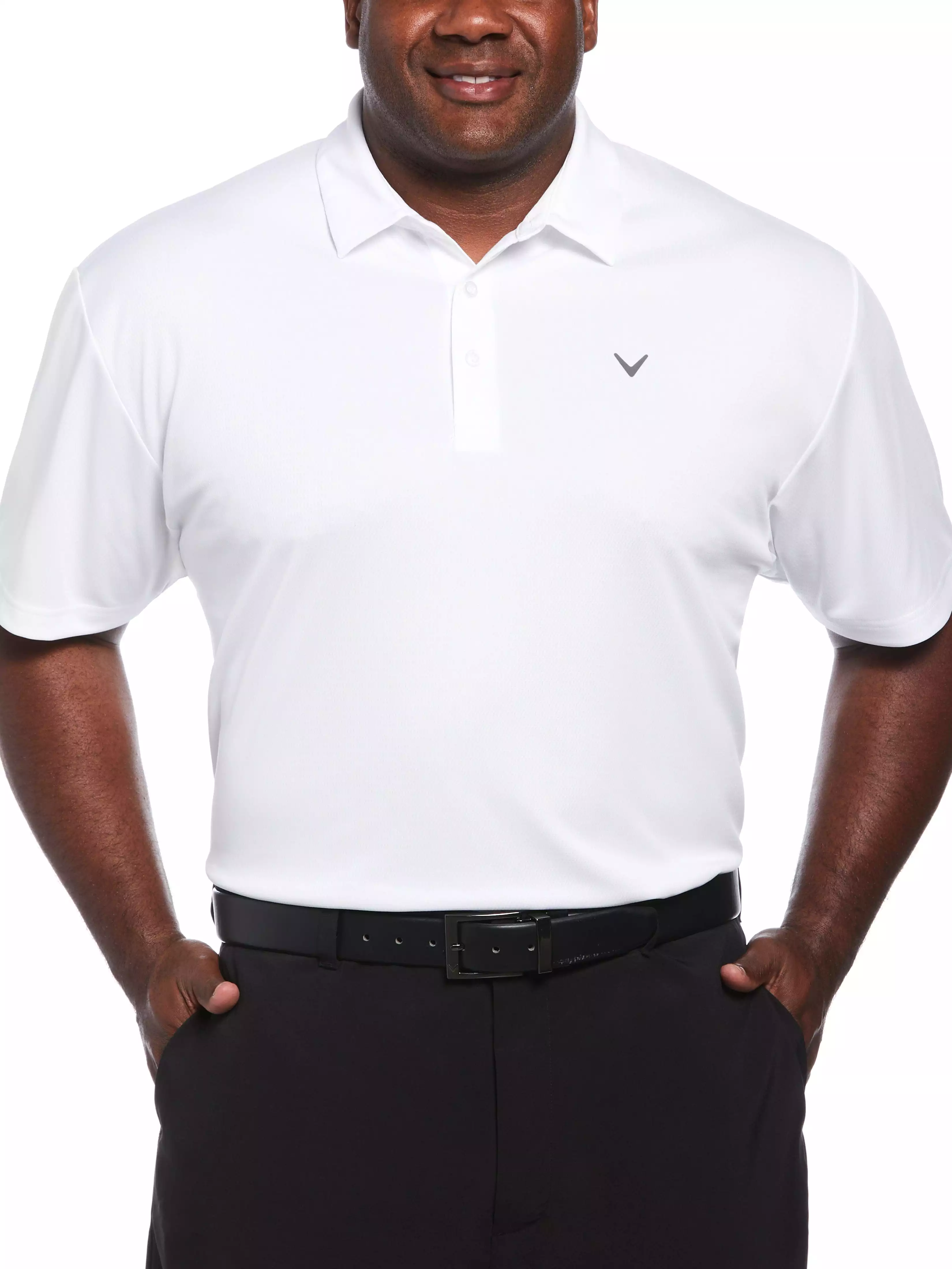 Big & Tall Micro Texture Golf Polo