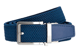 Braided Navy, 1 3/8 Strap, Golf Belt