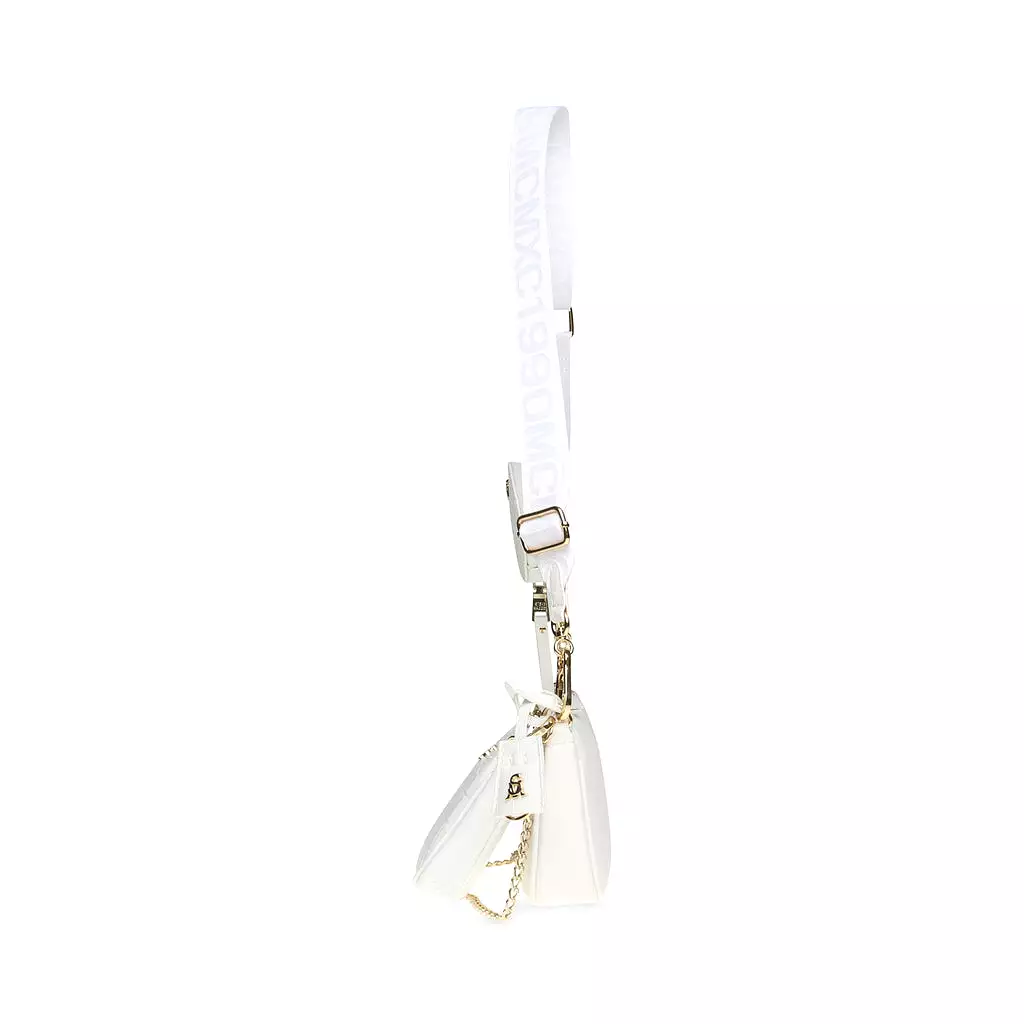 Burgent Crossbody bag WHITE/GOLD