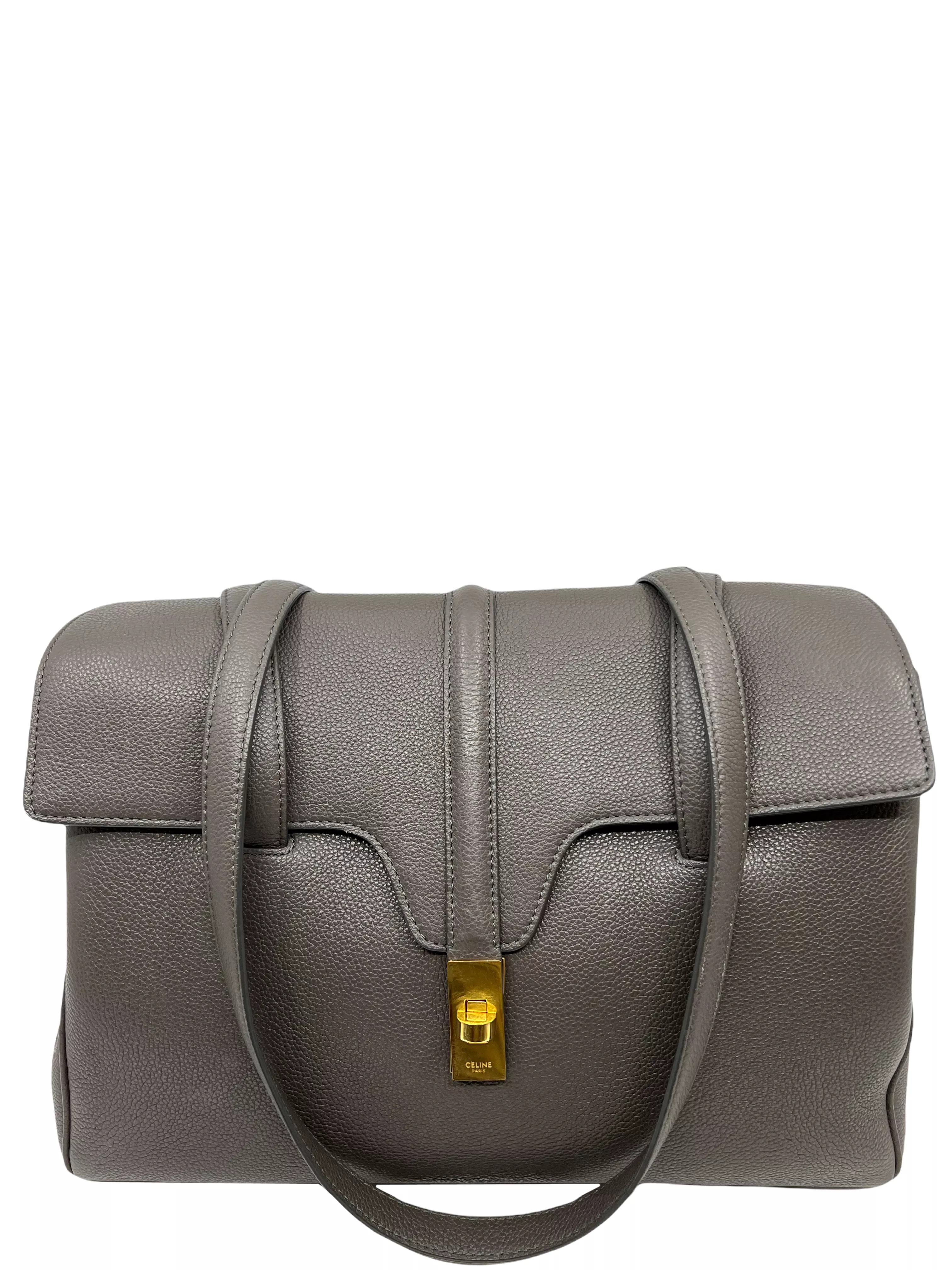 CELINE Grained Calfskin Medium Soft 16 Bag