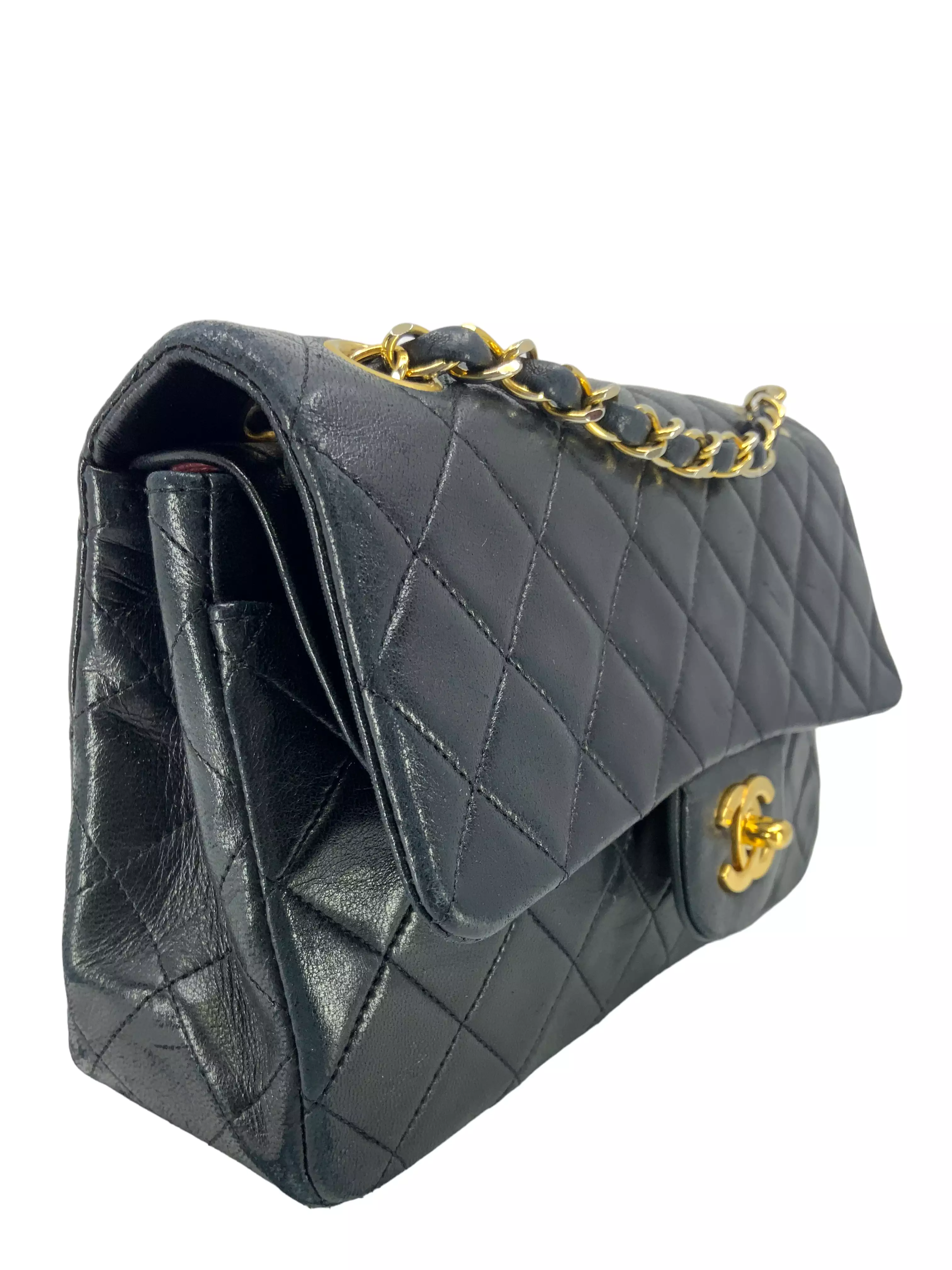 Chanel Quilted Lambskin Small Classic Double Flap Bag