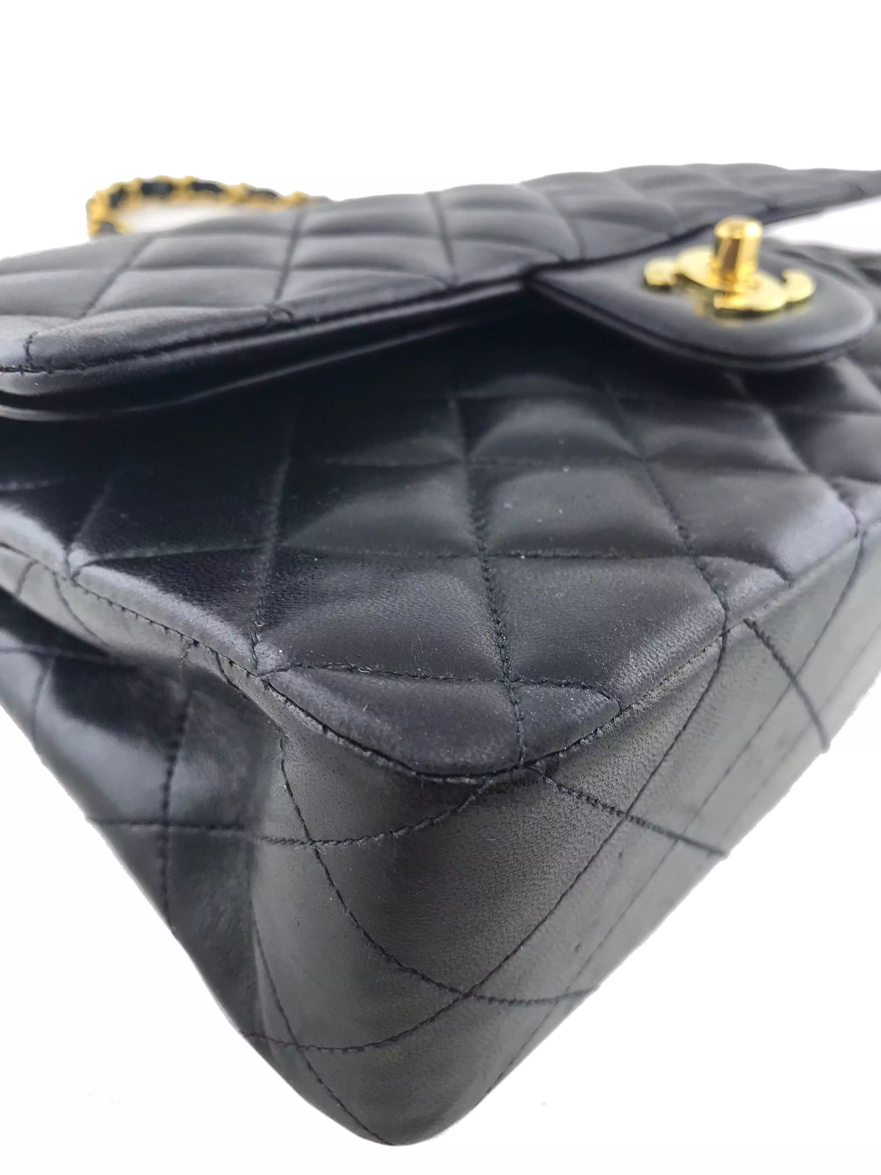 Chanel Quilted Lambskin Small Classic Double Flap Bag