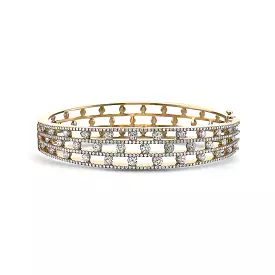 CHARLES KRYPELL Diamond Air Triple Row Bracelet