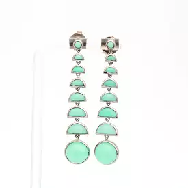 Chrysoprase Ballbearing Earrings