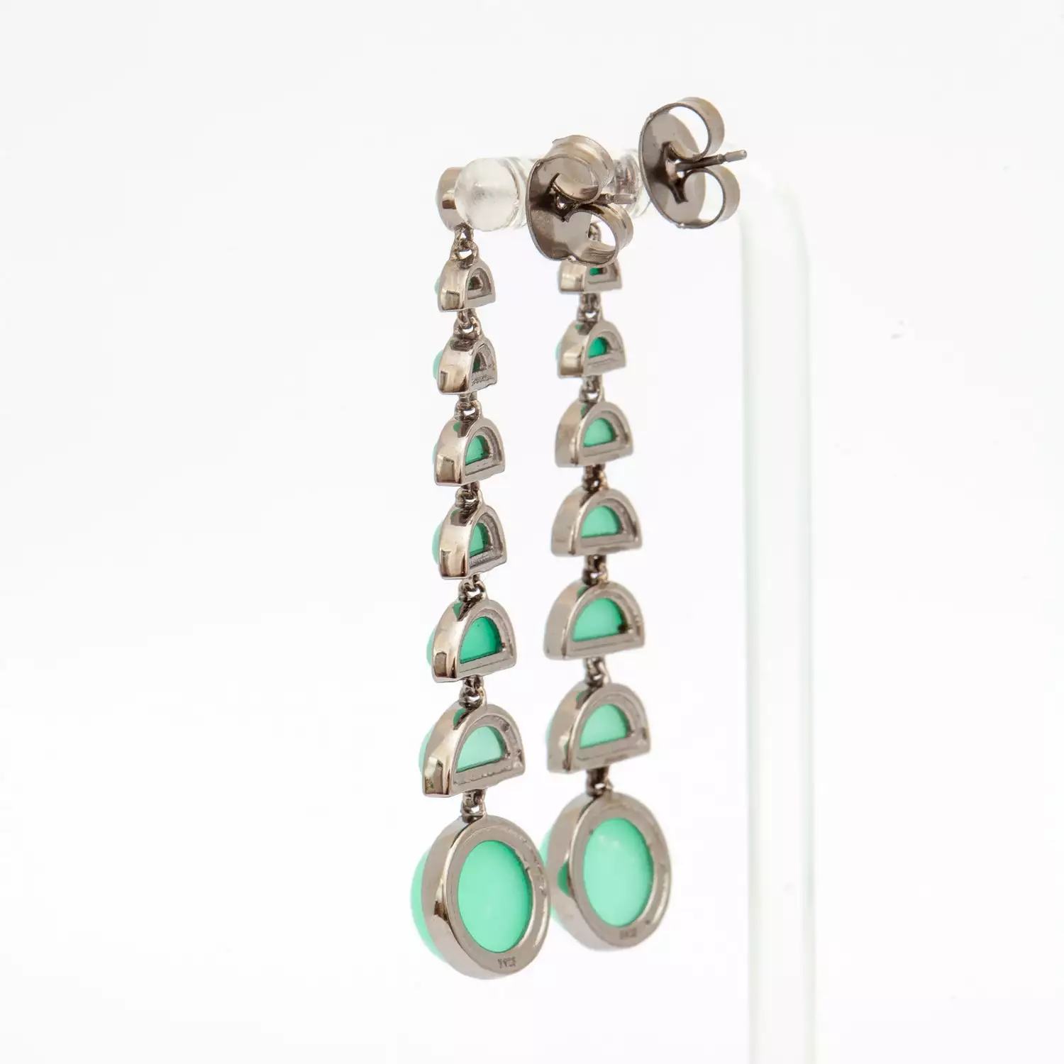 Chrysoprase Ballbearing Earrings