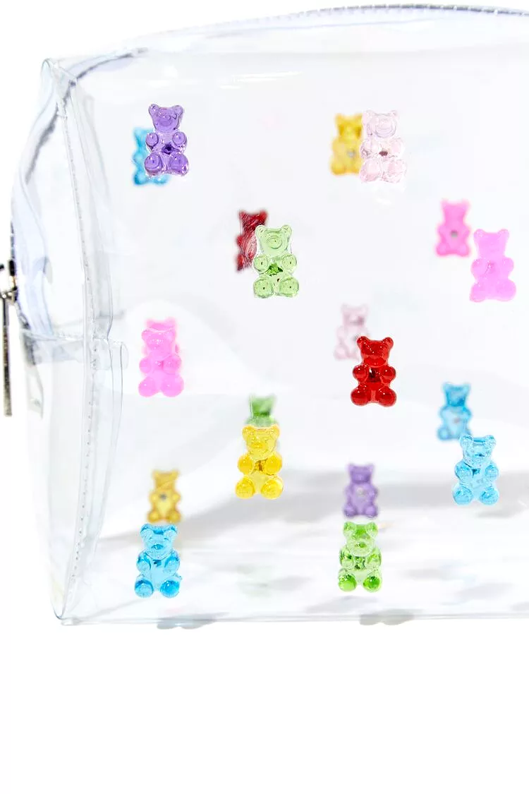 Clear Gummy Bear Makeup Bag