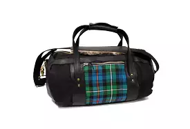 Club Duffel Bag- Mackenzie OC Tartan with Black Leather