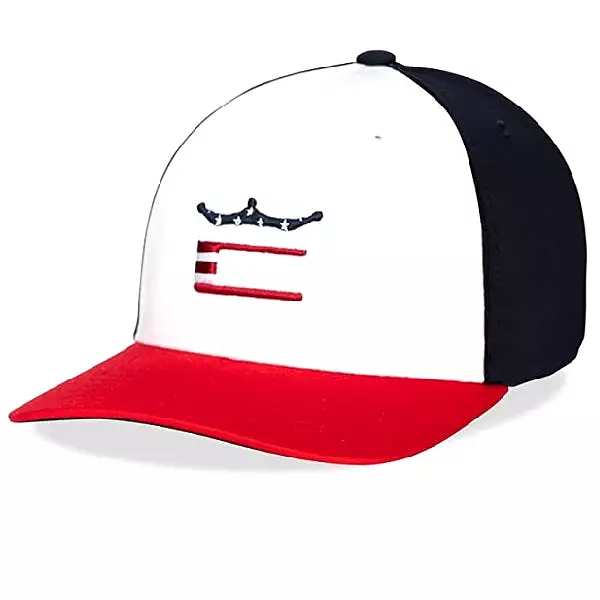 Cobra Stars and Stripes Crown C Snapback Golf Hat