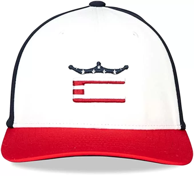 Cobra Stars and Stripes Crown C Snapback Golf Hat