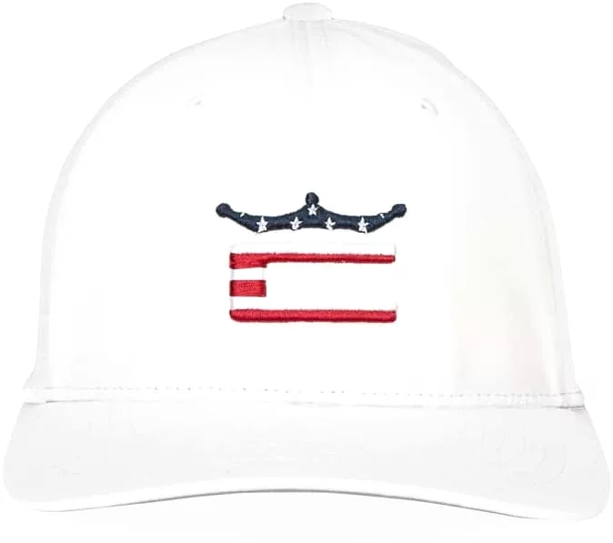 Cobra Stars and Stripes Crown C Snapback Golf Hat