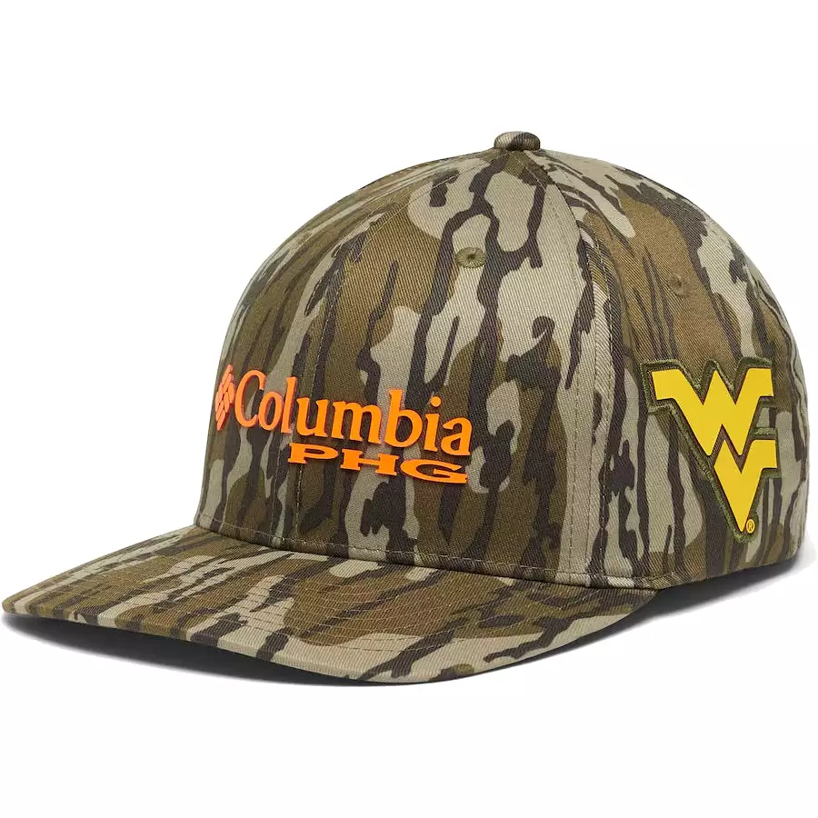 COLUMBIA MOSSY OAK CAMO BOTTOMLAND FLEX FIT HAT