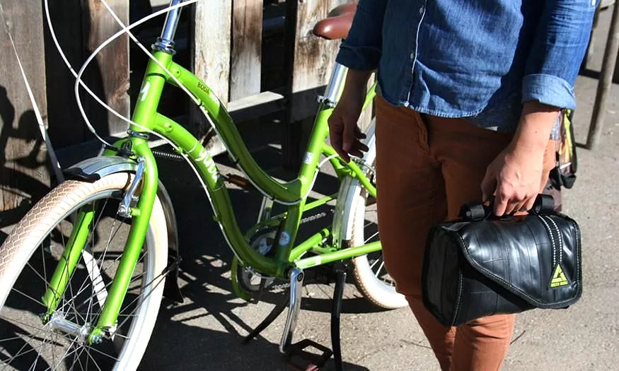 Cruiser Handlebar Bag by Green Guru Made in USA