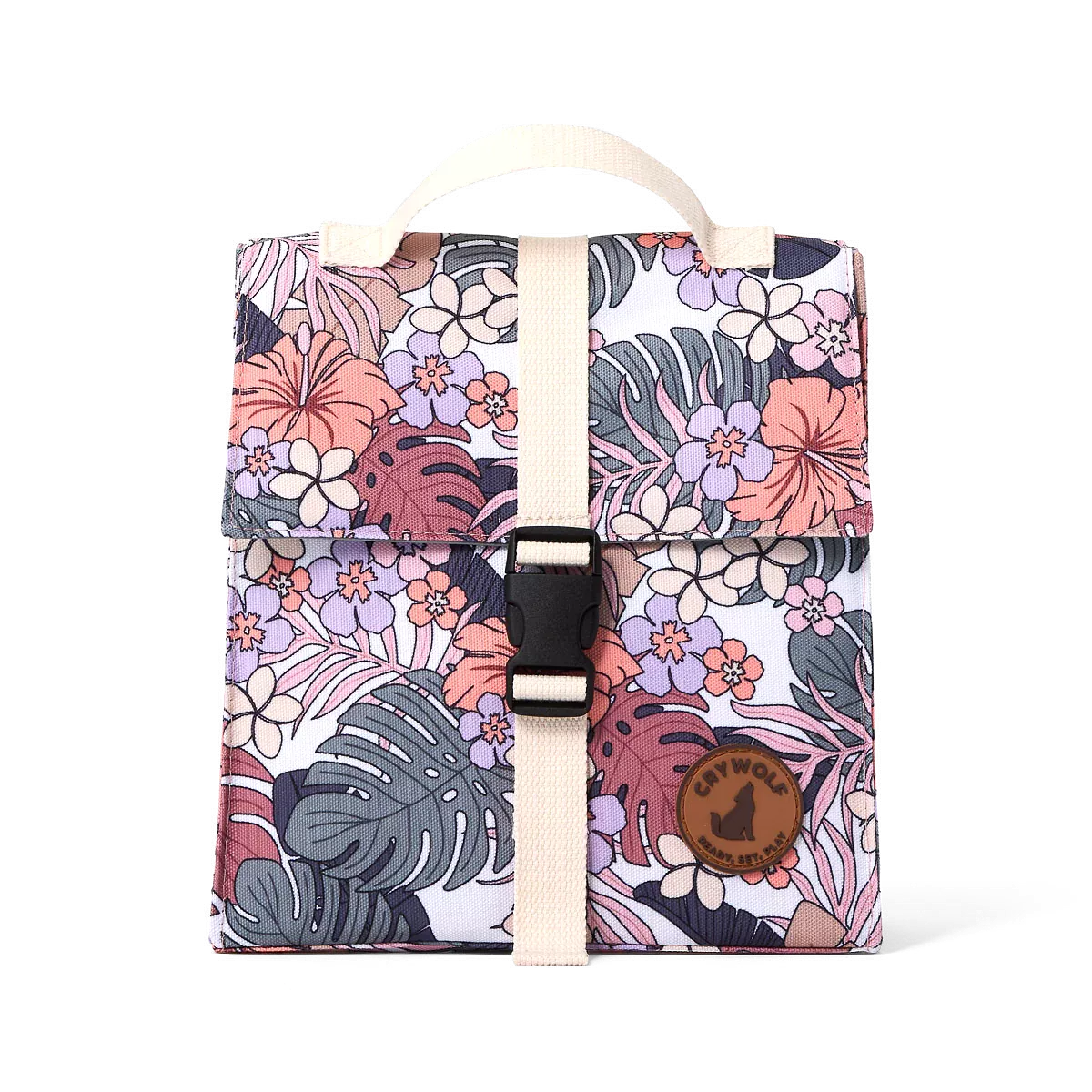 Cry Wolf Insulated Lunch Bag Tropical Floral