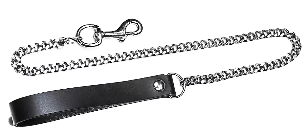 DIAMOND CUT CHAIN LEASH