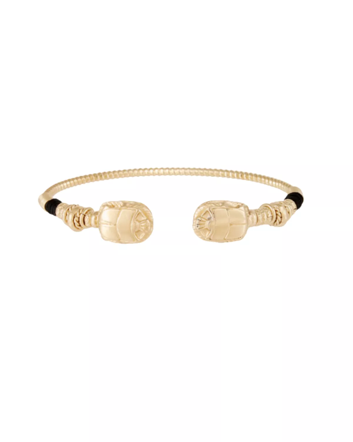 Duality Large  Scaramouche Twist Bracelet (Black/Gold)