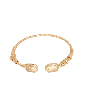 Duality Large  Scaramouche Twist Bracelet (Gold)