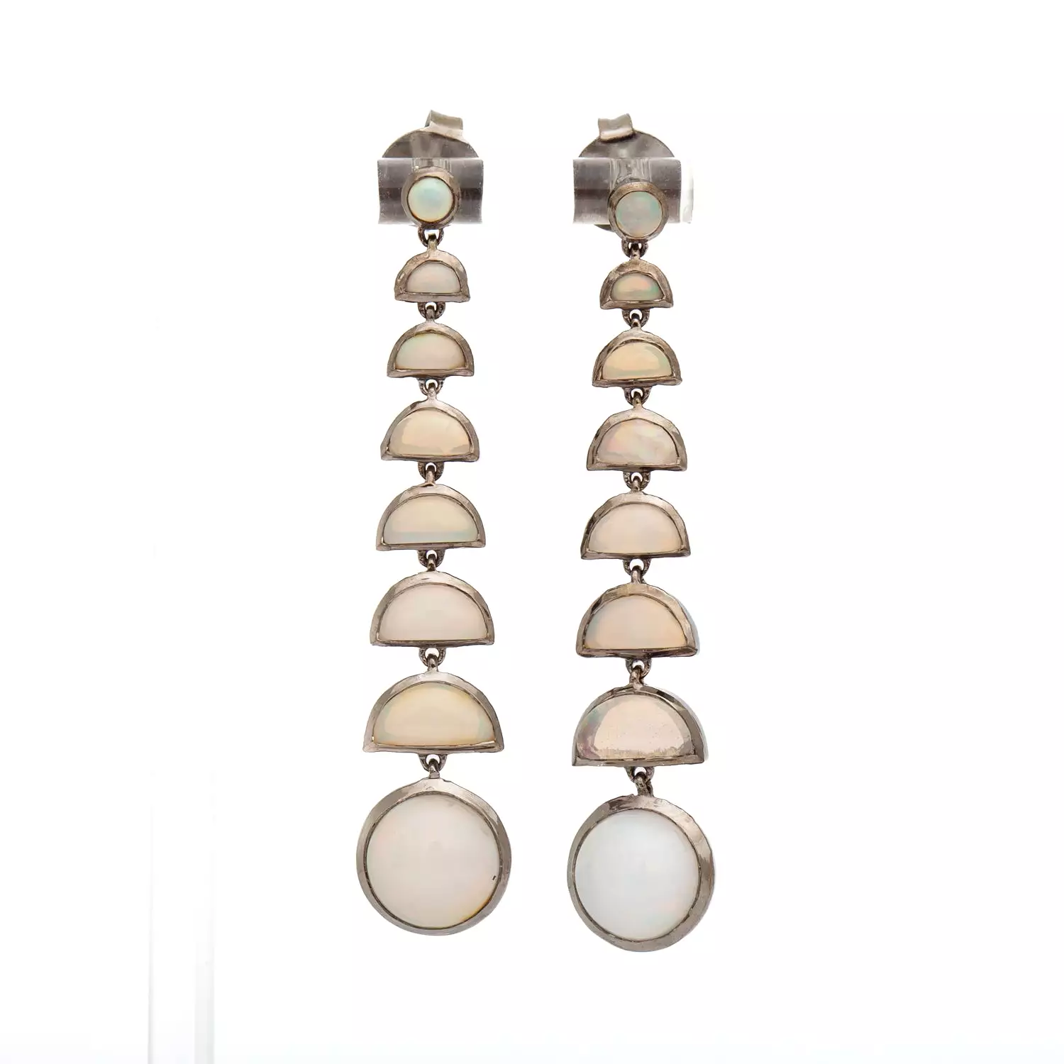 Ethiopian Opal Ballbearing Earrings