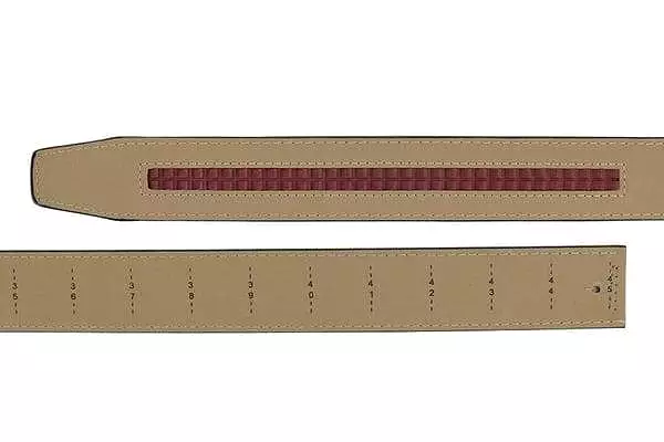 Go-In Pebble Grain Winner White, 1 3/8 Strap, Golf Belt