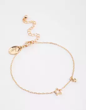 Gold Celestial Star Bracelet