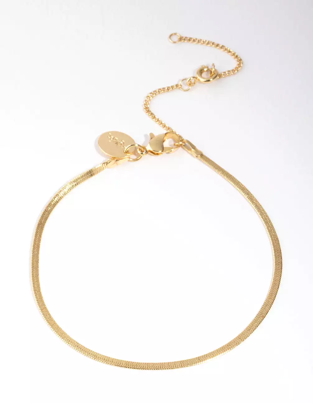 Gold Plated Thin Snake Chain Bracelet