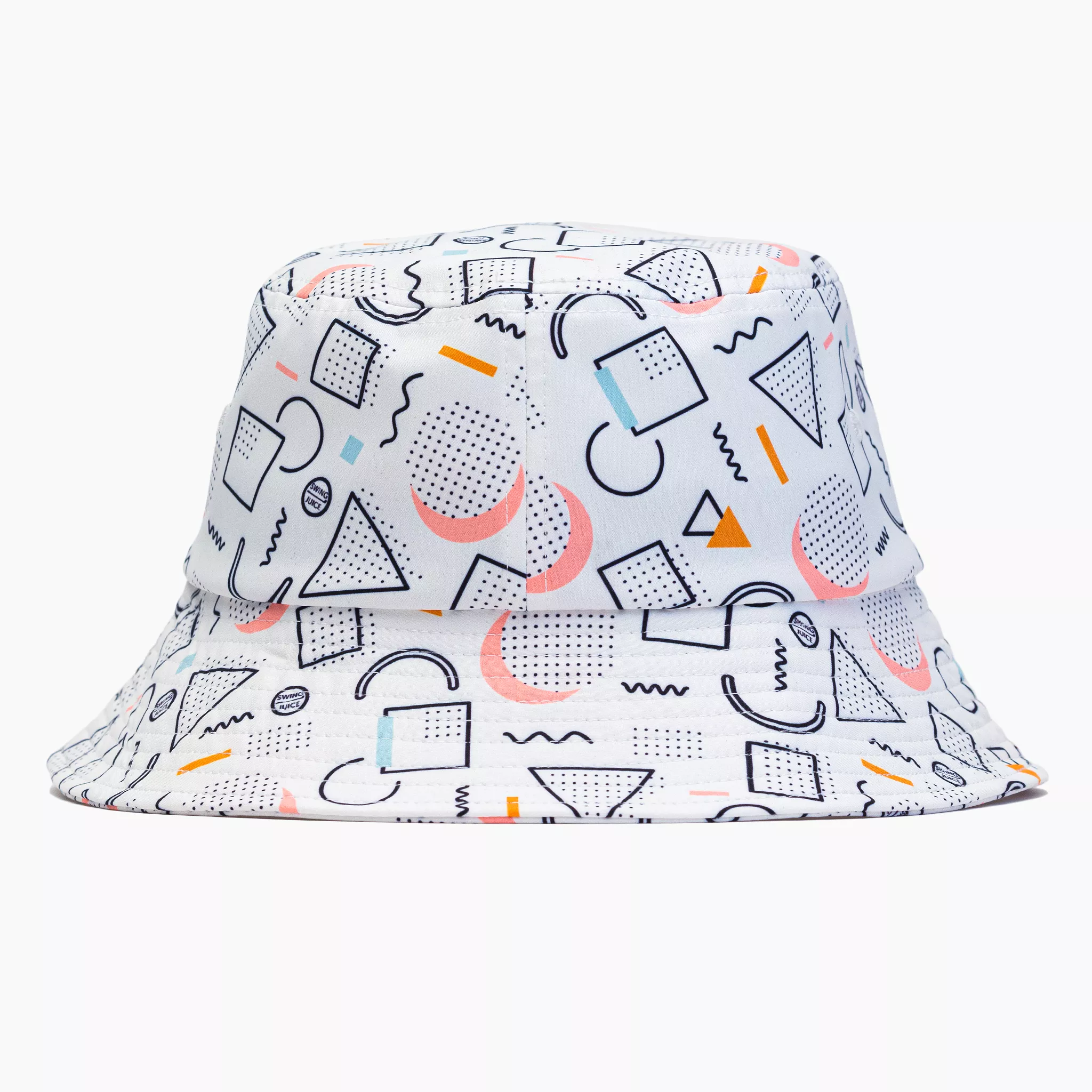 Golf 90's Unisex Bucket Hat White O/S