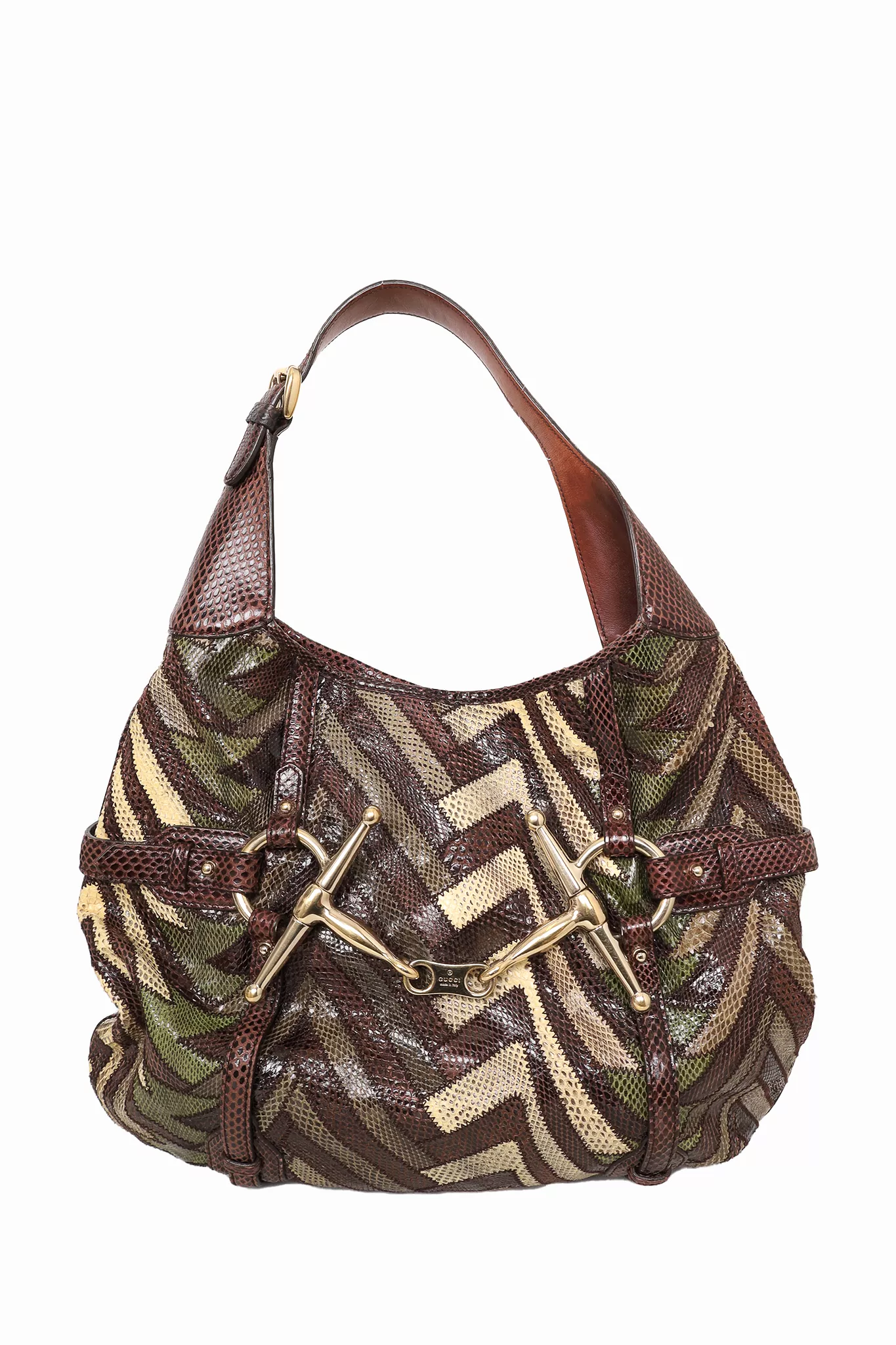 Gucci Multicolour Python Limited Edition 85 Anniversary Hobo Bag