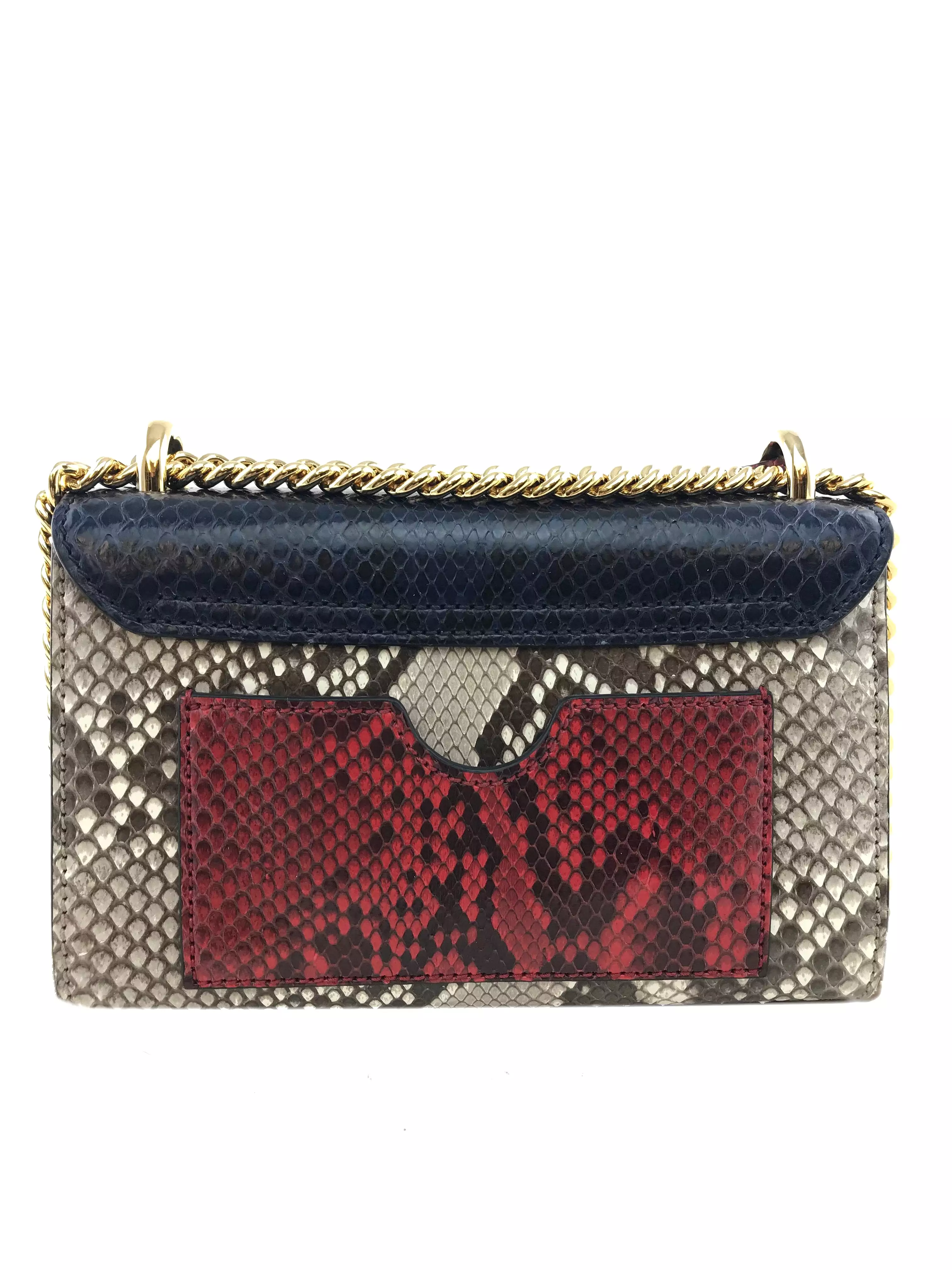 Gucci Padlock Small Python Shoulder Bag