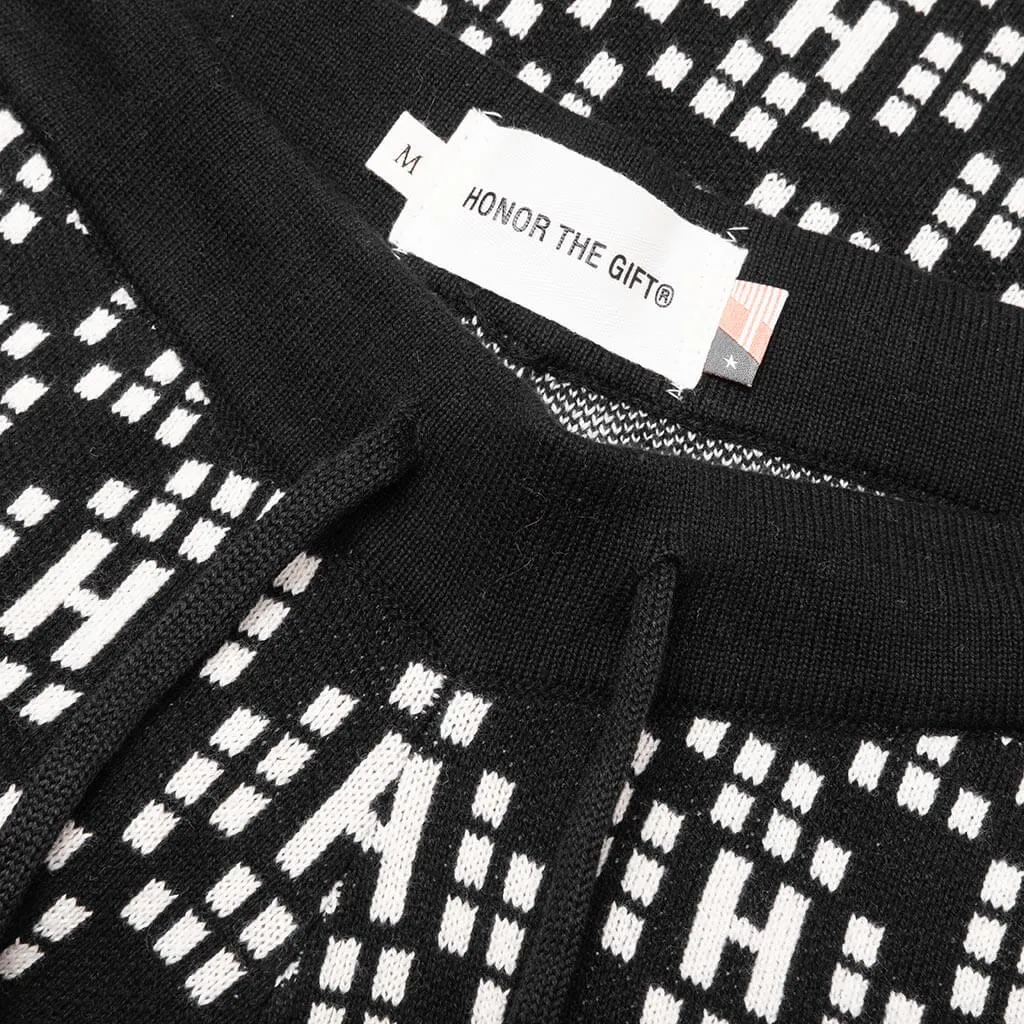 H Knit Short - Black