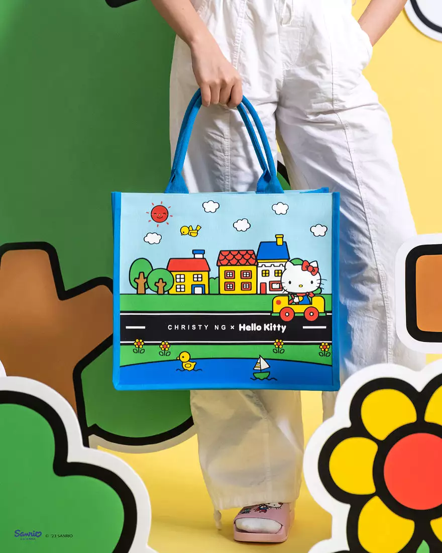 Hello Kitty Town Grocery Tote