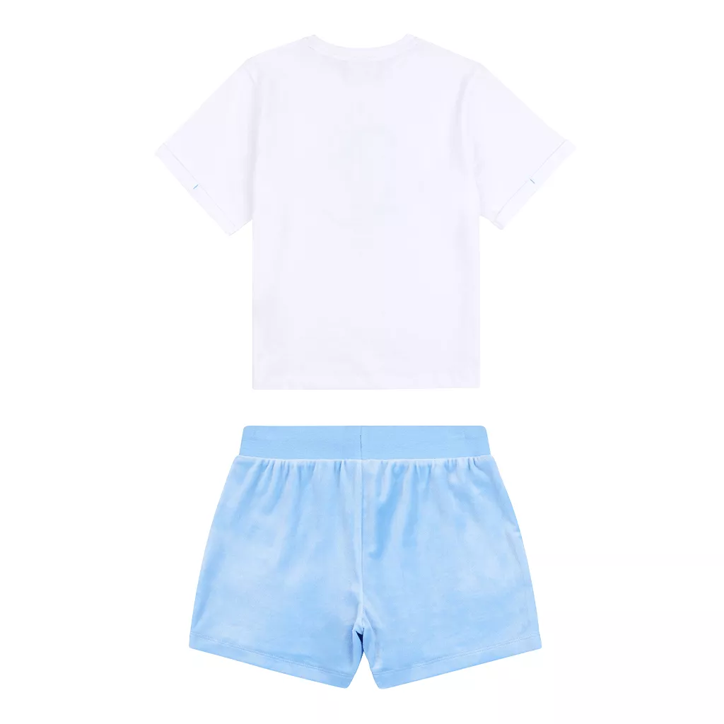 Juicy Couture Diamond Velour Tee/Short Set Junior