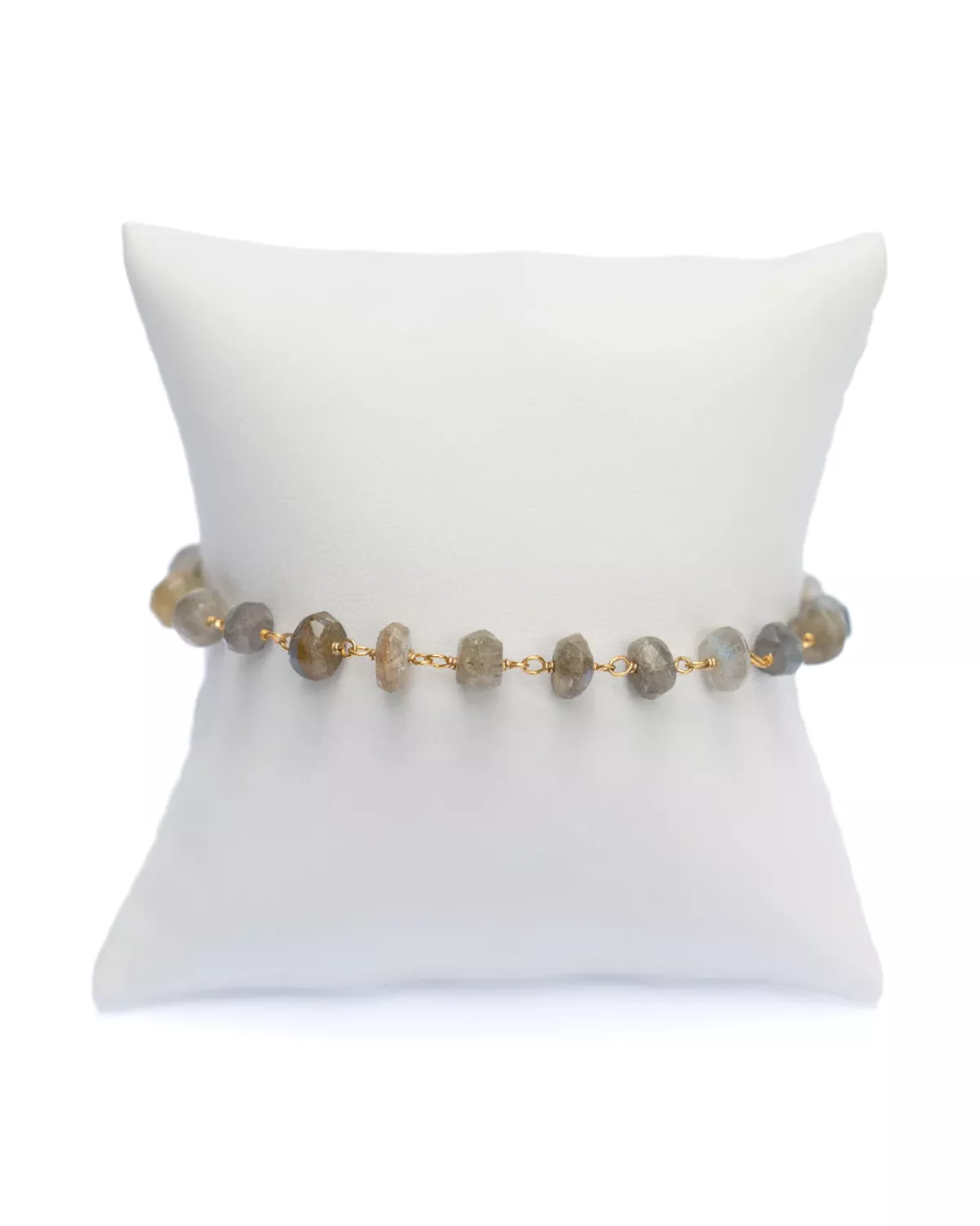 Labradorite Beaded Bracelet