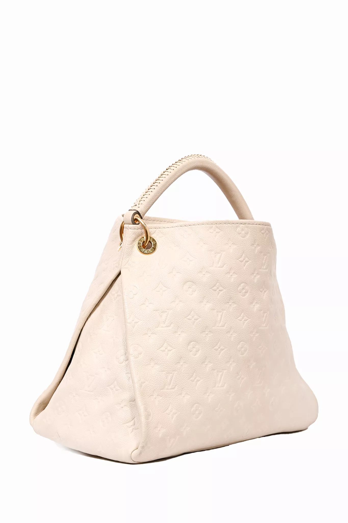 Louis Vuitton 2010 Cream Empreinte Leather Artsy MM Hobo Bag