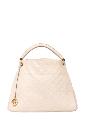 Louis Vuitton 2010 Cream Empreinte Leather Artsy MM Hobo Bag