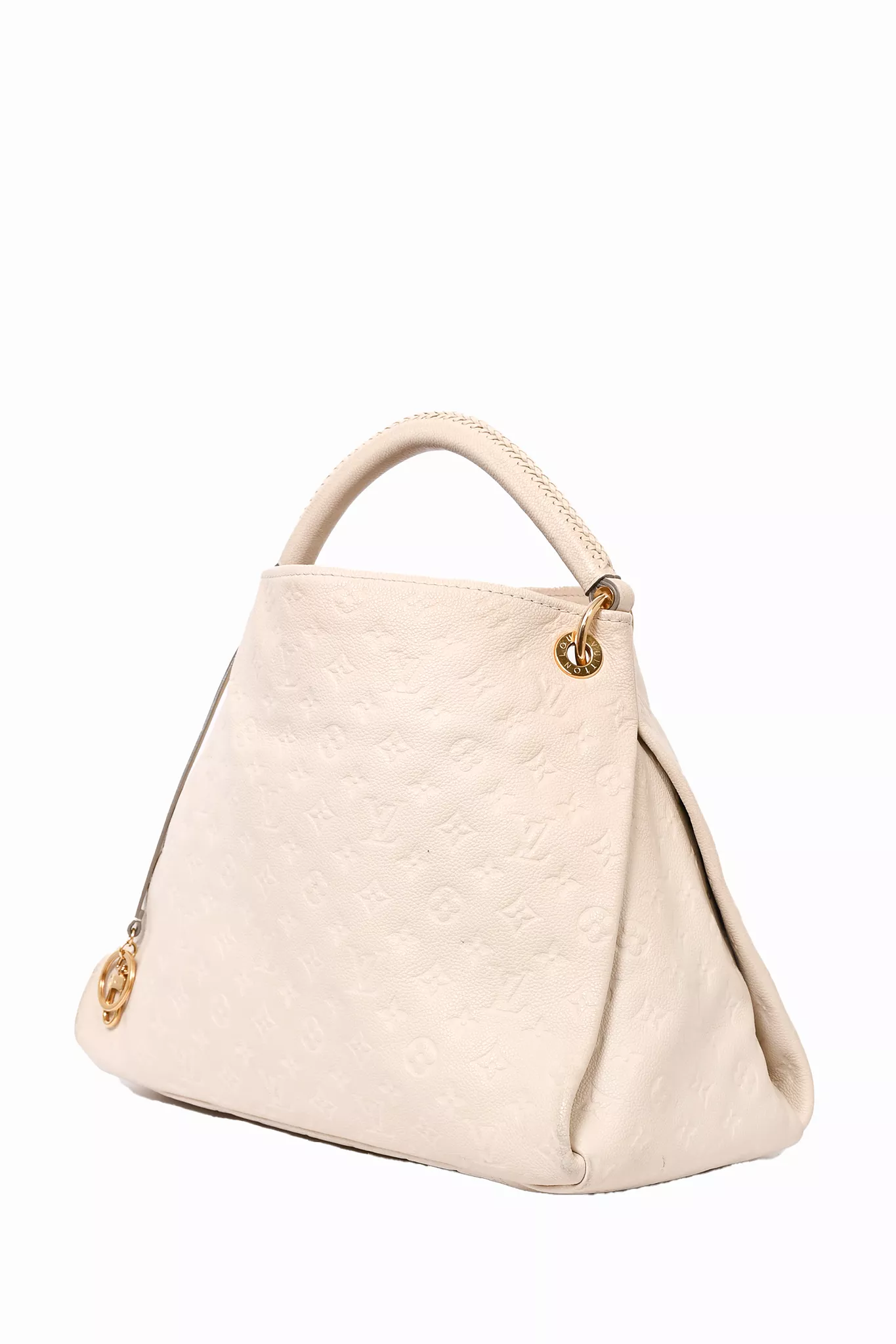 Louis Vuitton 2010 Cream Empreinte Leather Artsy MM Hobo Bag