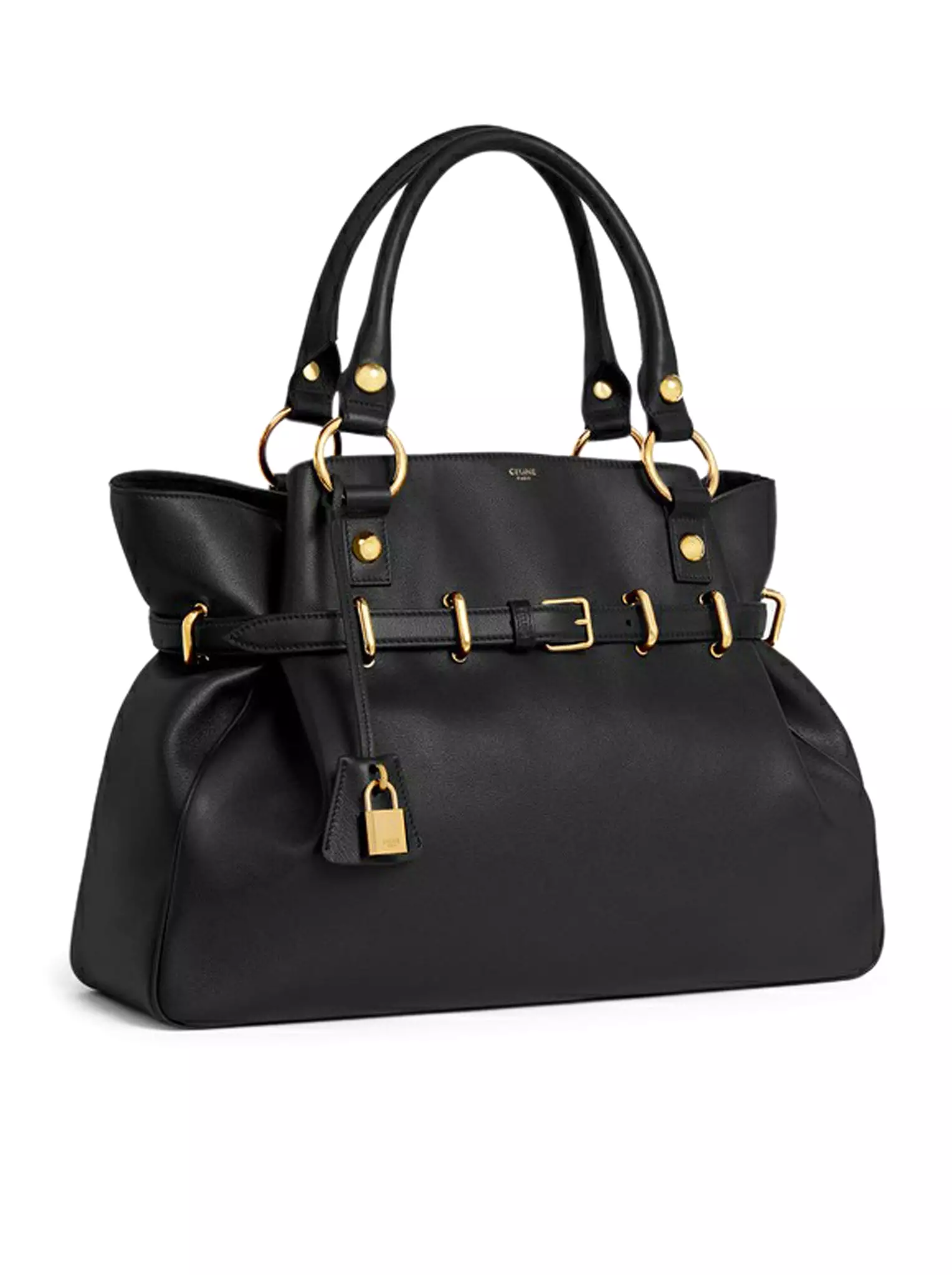 MEDIUM ANITA BAG IN SOFT BLACK CALF LEATHER