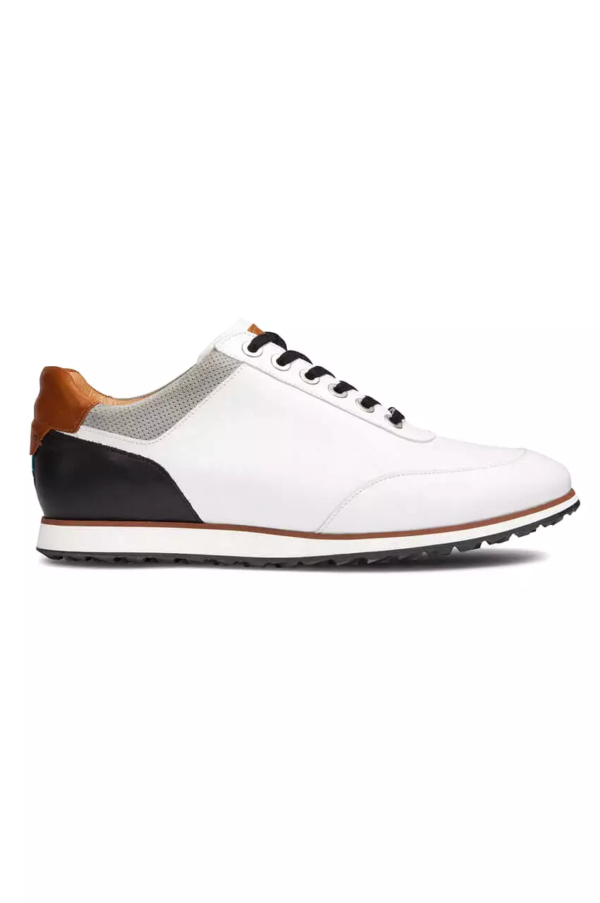 Men's Royal Albartross Golf Shoes | The Richmond White/Mocha