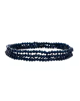 Mini Stretch Wrap Bracelet (Navy)