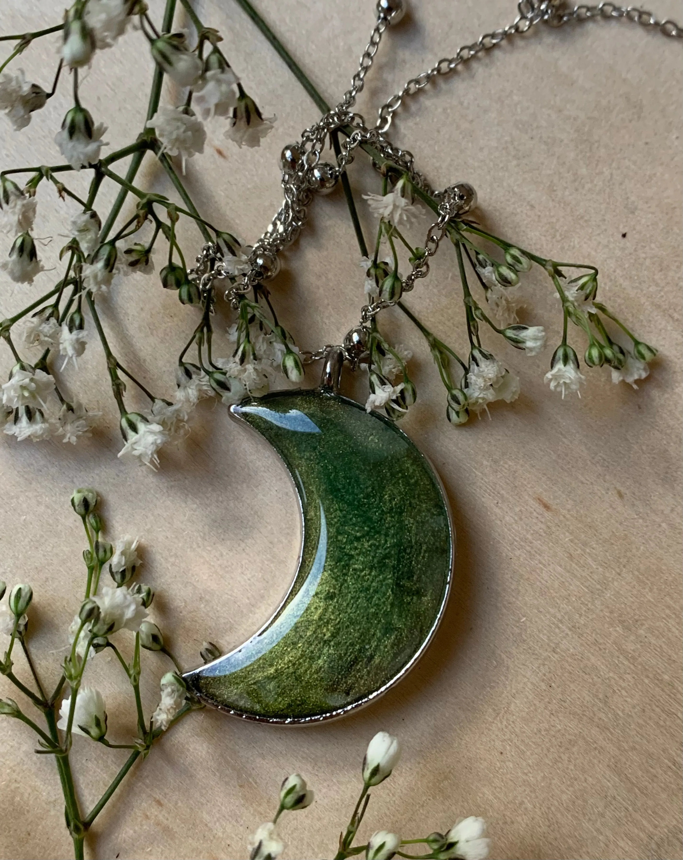 Moon Spell Magical Mushroom Necklace