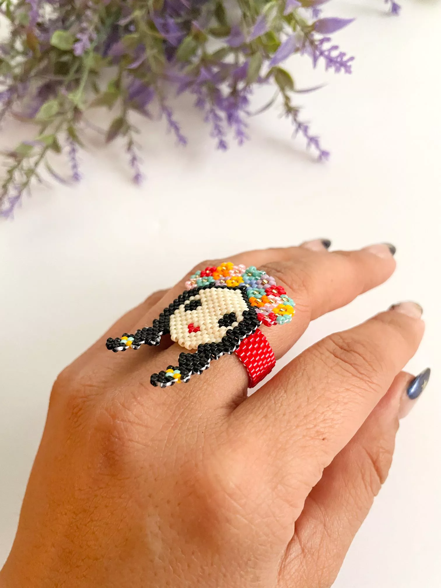 Mueca Lele ring (wixarika)