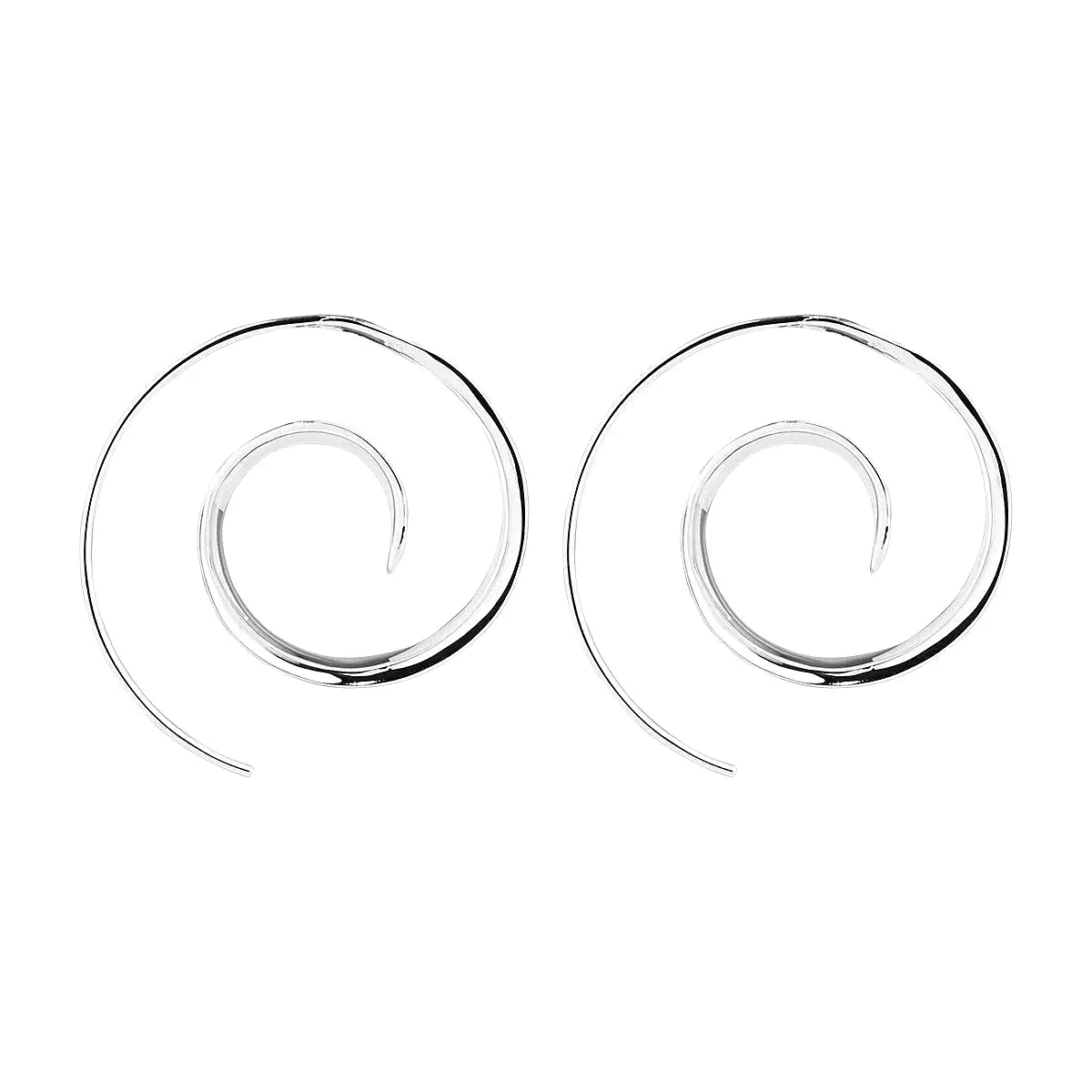 Najo Ravishing Ringlets Silver Earring