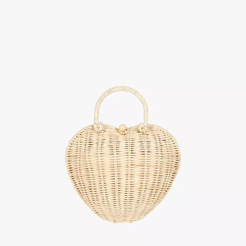 Olli Ella Rattan Luvya Bag - Straw