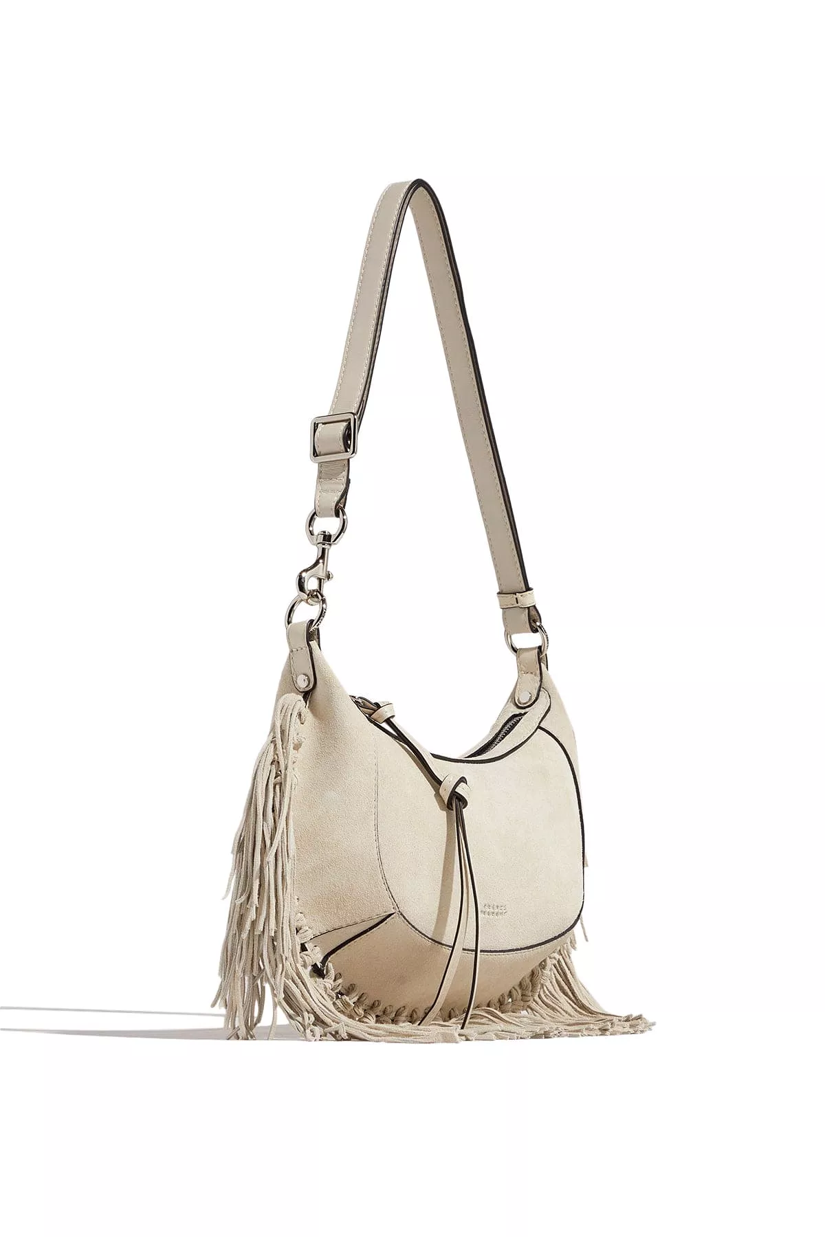 Oskan Moon Shoulder Bag in Chalk